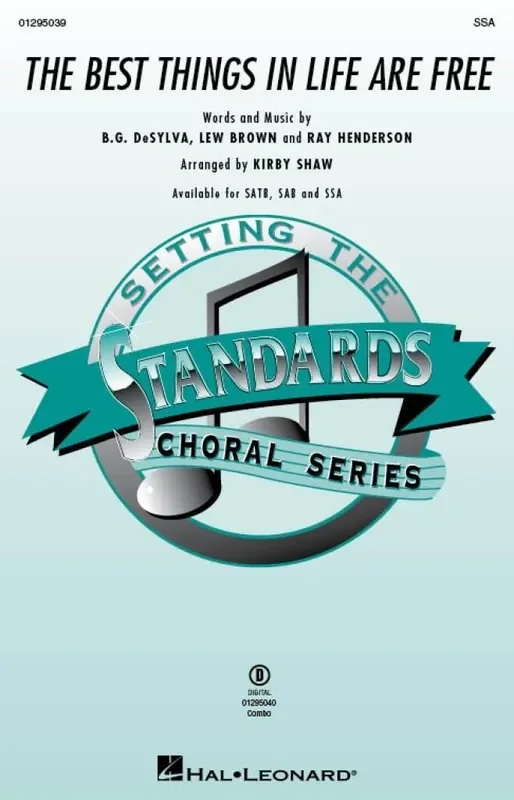 Buddy DeSylva The Best Things in Life Are Free (Arr. Kirby Shaw) Frauenchor mit Begleitung