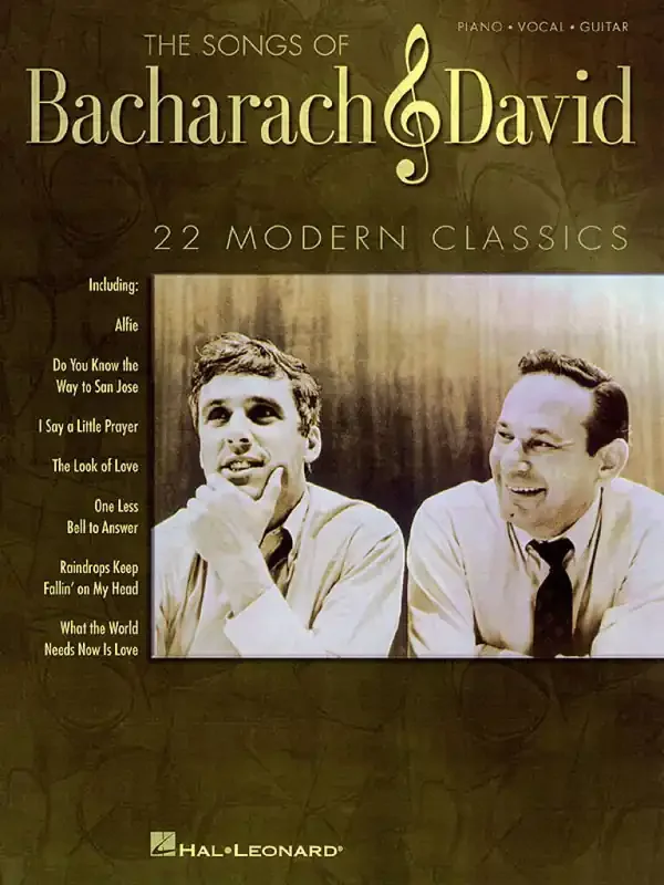 Burt Bacharach The Songs of Bacharach & David Klavier, Gesang, Gitarre (Songbooks)