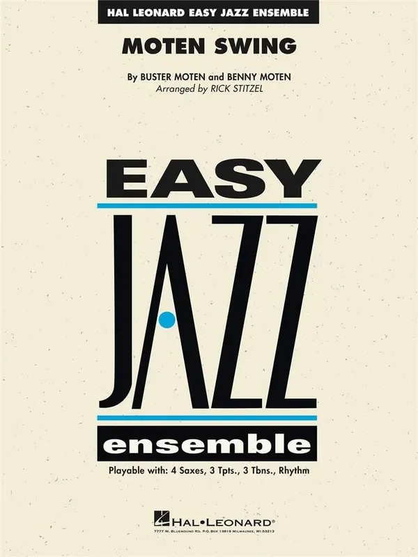 Buster Moten Moten Swing (Arr. Rick Stitzel) Jazz Ensemble