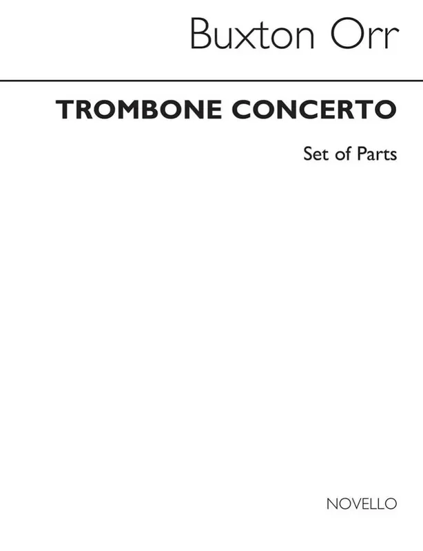 Buxton Orr Trombone Concerto (Brass Band Parts) Blechbläser Ensemble