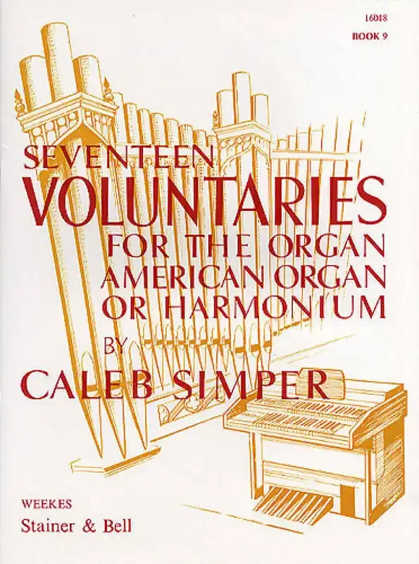 Caleb Simper Seventeen Voluntaries Orgel