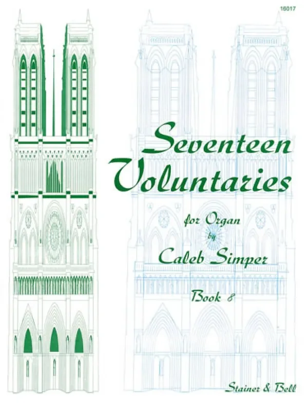 Caleb Simper Seventeen Voluntaries Orgel