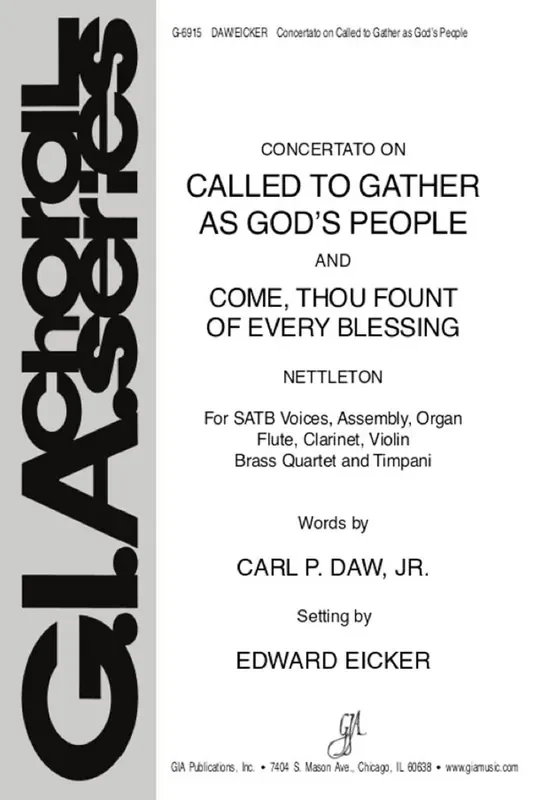 Called to Gather as God‘s People (Arr. Edward J. Eicker) Gemischter Chor mit Begleitung