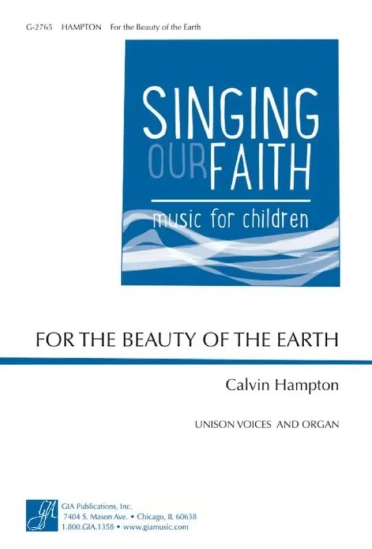 Calvin Hampton For the Beauty of the Earth Gemischter Chor mit Begleitung