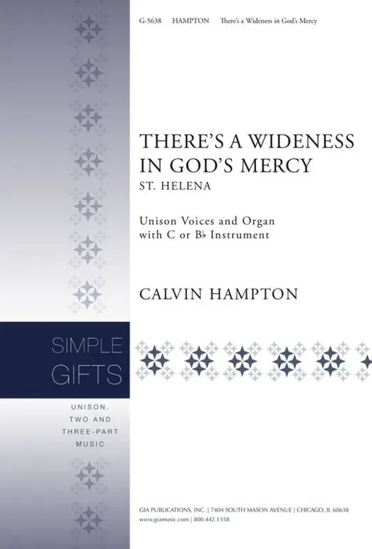 Calvin Hampton There‘s a Wideness in God‘s Mercy Gemischter Chor mit Begleitung
