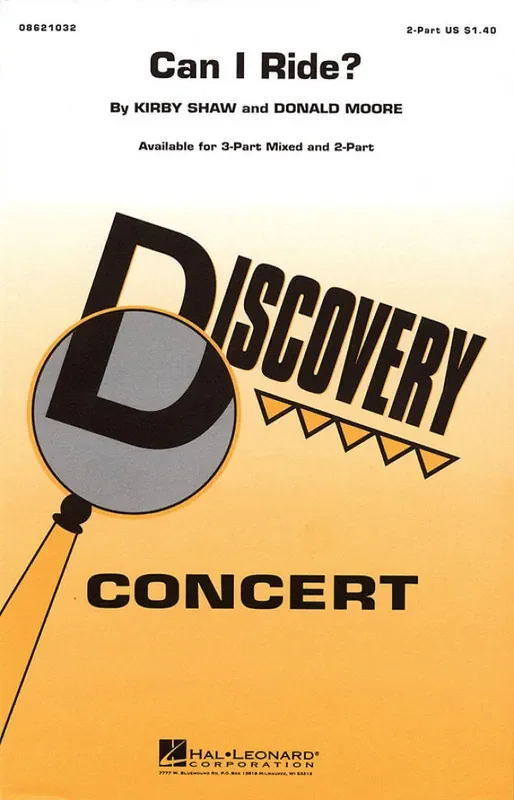 Can I Ride? (Arr. Kirby Shaw) Frauenchor mit Begleitung