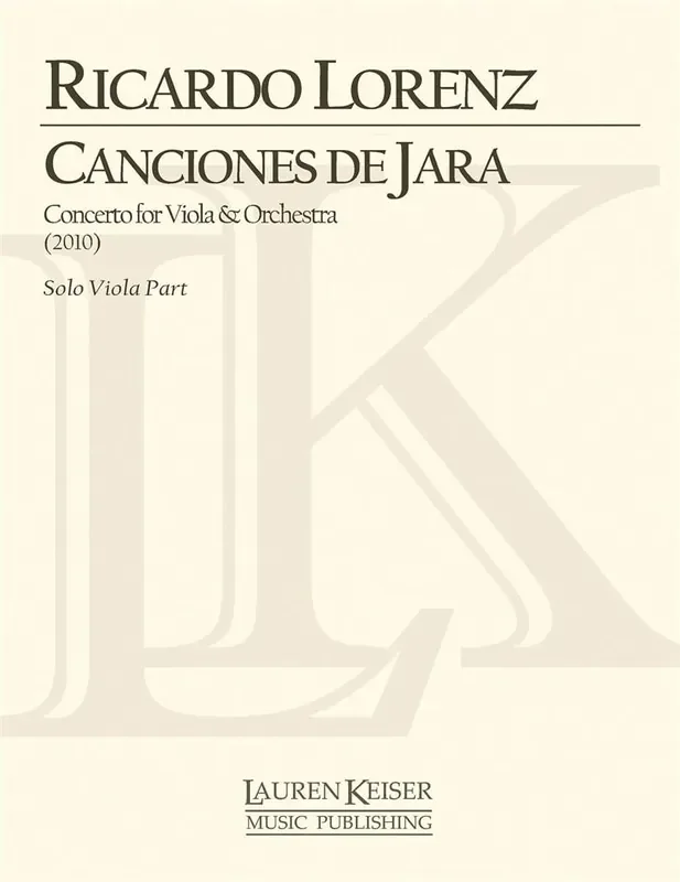 Canciones de Jara Concerto Orchester mit Solo
