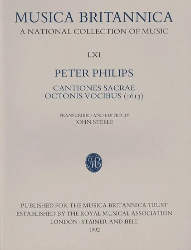 Cantiones Sacrae Octonis Vocibus Gemischter Chor mit Begleitung