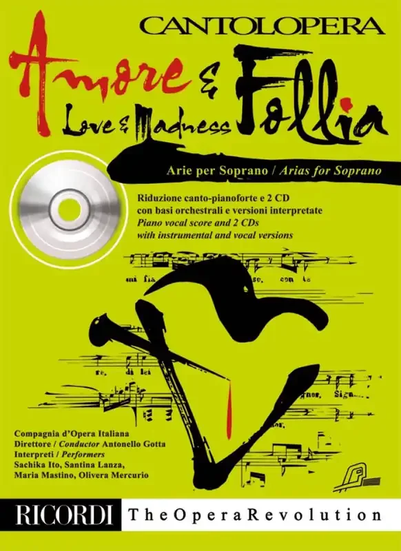 Cantolopera Amore & Follia – Love & Madness Gesang mit Klavier