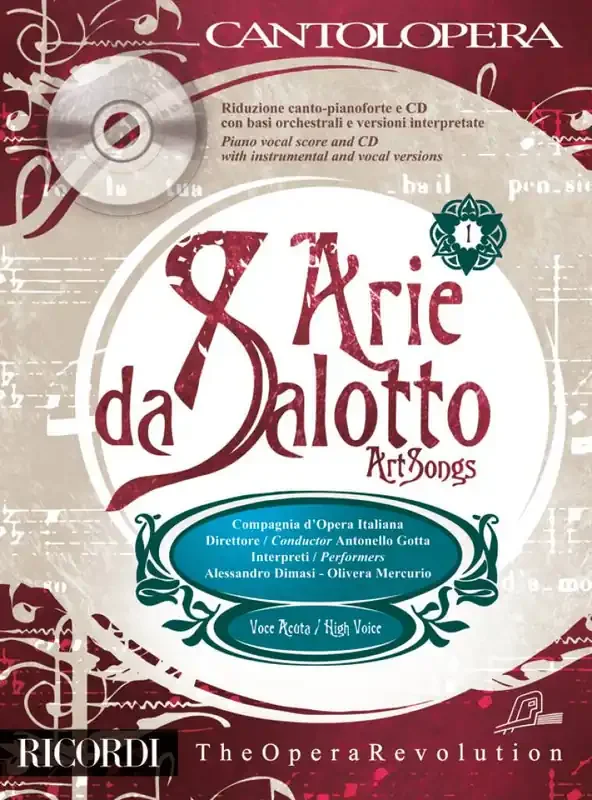 Cantolopera Arie Da Salotto Vol. 1 Gesang mit Klavier