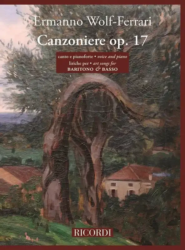 Canzoniere op. 17 – Liriche per baritono e basso Gesang mit Klavier