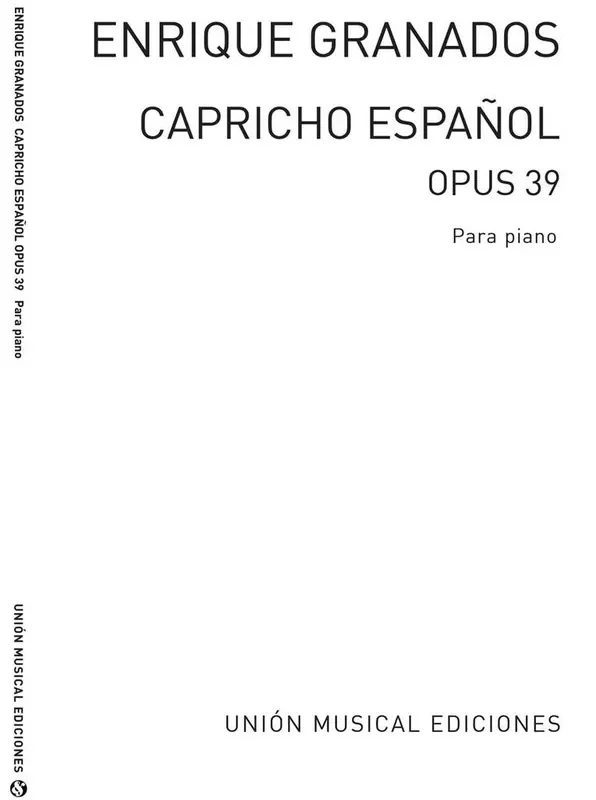 Capricho Espanol Opus. 39 Klavier Solo