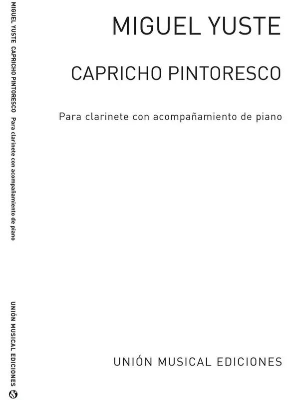 Capricho Pintoresco Op.41 Klarinette mit Begleitung