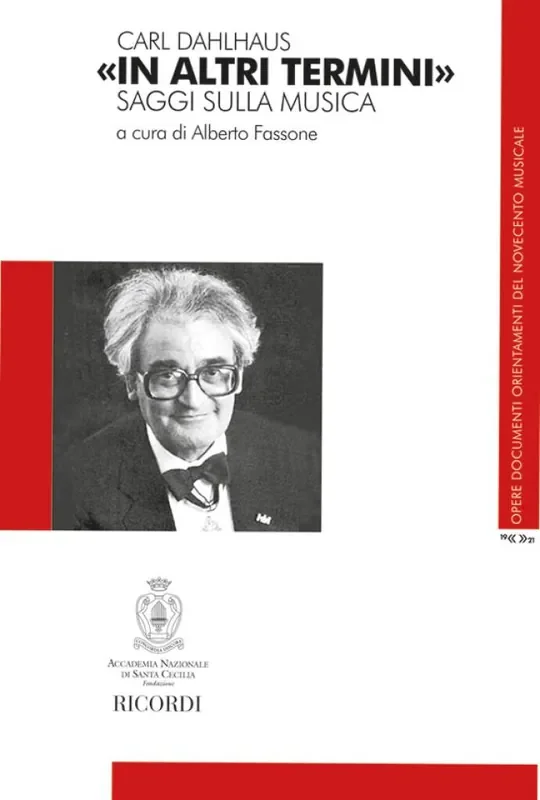 Carl Dahlhaus In Altri Termini. Saggi Sulla Musica
