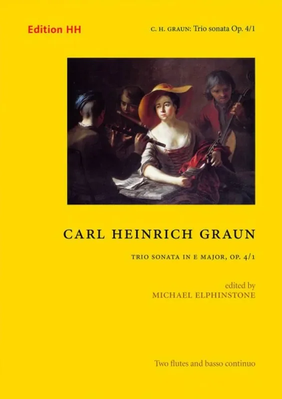 Carl Heinrich Graun Trio Sonata in E major op. 4/1 op. 4/1 (Arr. Michael Elphinstone) Flöte Duett