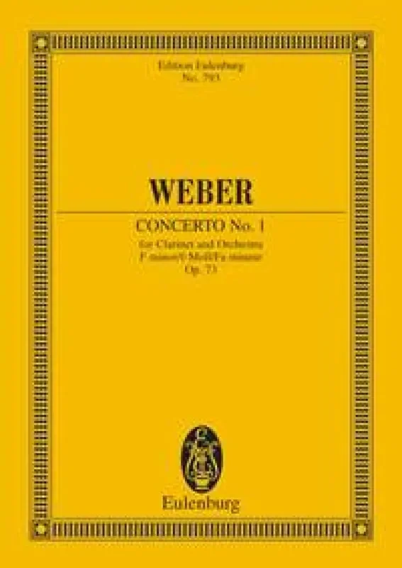 Carl Maria von Weber Concert 01 F Op.73 Orchester