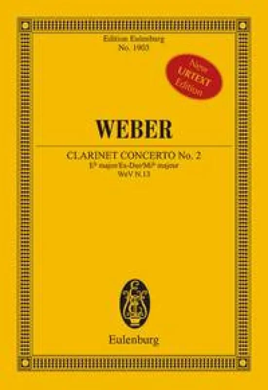 Carl Maria von Weber Concerto No. 2 Eb major op. 74 N.13 Orchester mit Solo