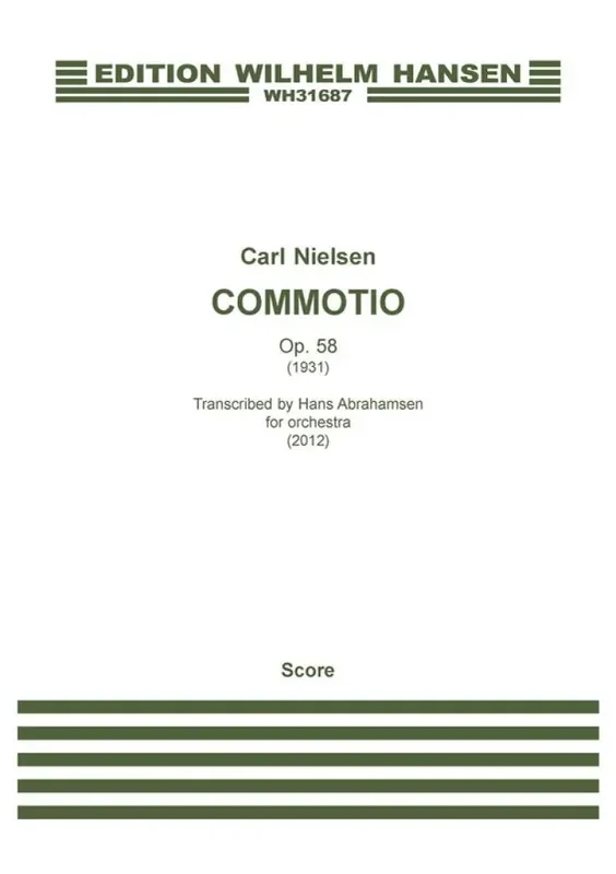 Carl Nielsen Commotio For Orchestra (Arr. Hans Abrahamsen) Orchester