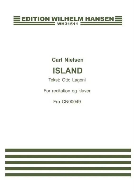 Carl Nielsen Island Gesang mit Klavier