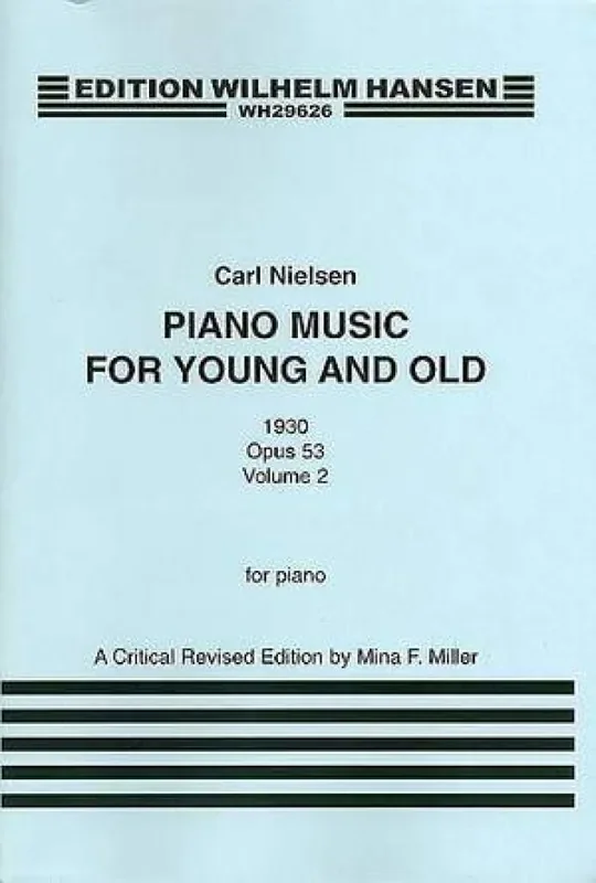 Carl Nielsen Piano Music For Young And Old Op.53 Book 2 Klavier Solo