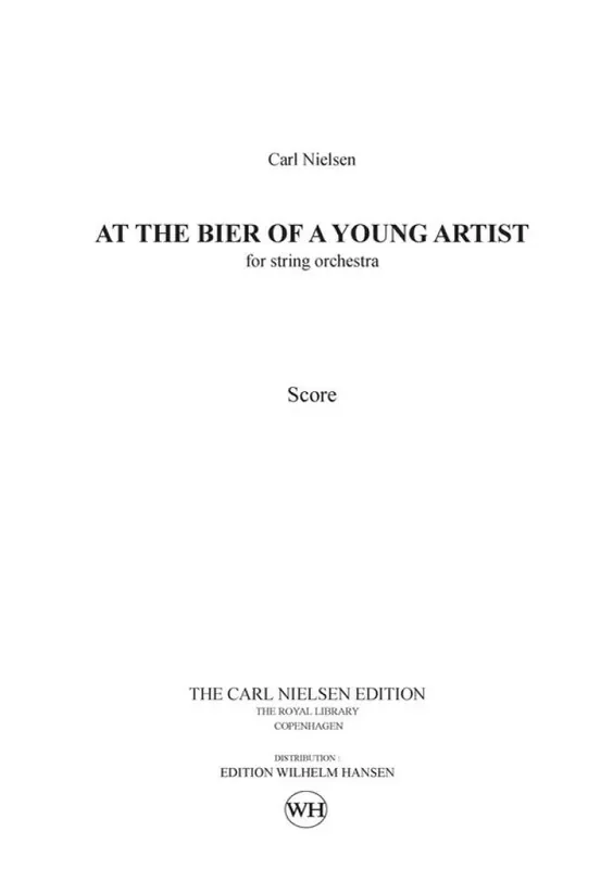 Carl Nielsen Ved En Ung Kunstbers Baare Streichorchester