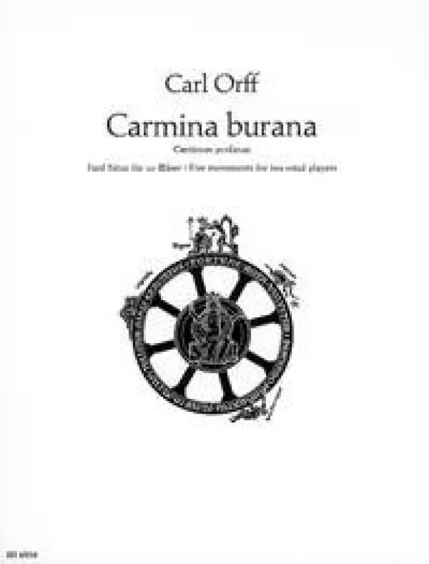 Carl Orff Carmina Burana 10Blazers Partitu Bläserensemble