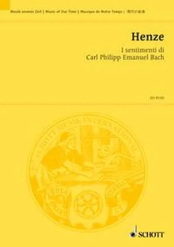 Carl Philipp Emanuel Bach I sentimenti di Carl Philipp Emanuel Bach (Arr. Hans Werner Henze) Streichorchester mit Solo