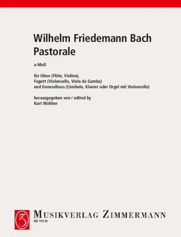 Carl Philipp Emanuel Bach Pastorale a-Moll (Arr. Kurt Walther) Kammerensemble