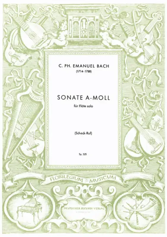 Carl Philipp Emanuel Bach Sonate a-Moll Flöte Solo