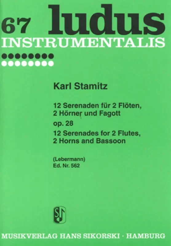 Carl Stamitz 12 Serenaden Bläserensemble