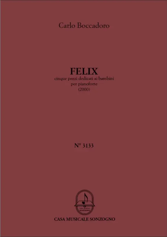Carlo Boccadoro Felix Klavier Solo