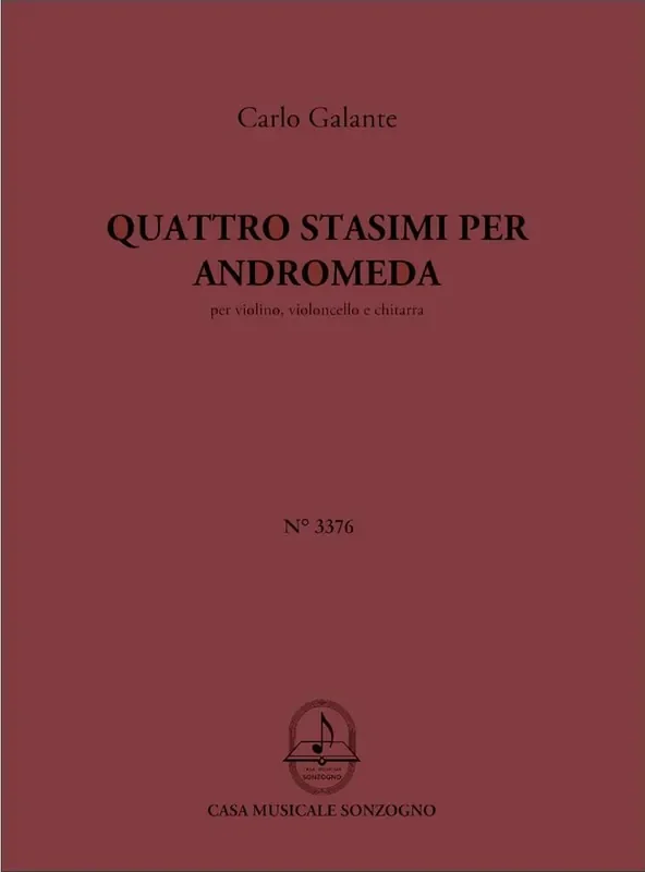 Carlo Galante Quattro Stasimi Per Andromeda Kammerensemble