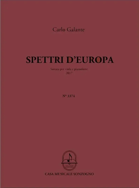 Carlo Galante Spettri D‘Europa Viola mit Begleitung