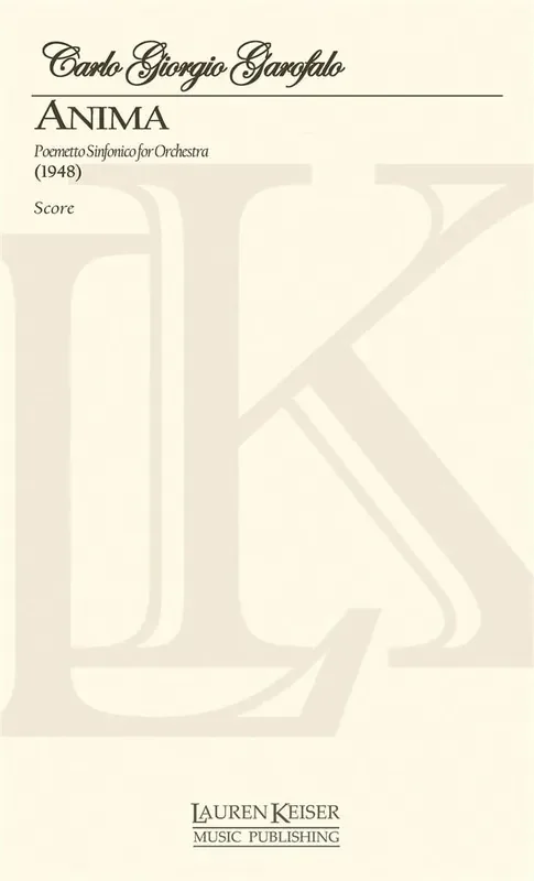 Carlo Giorgio Garofalo Anima Pemetto Sinfonico Orchester