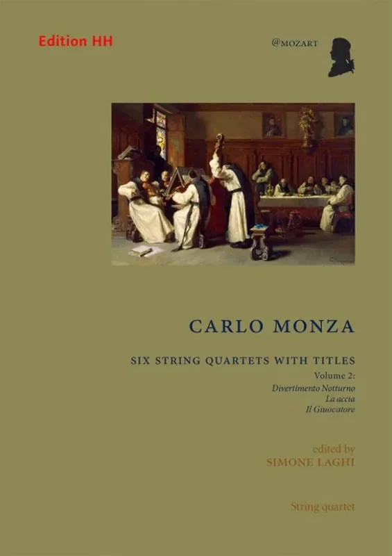 Carlo Monza Six string quartets with titles (Arr. Simone Laghi) Streichquartett