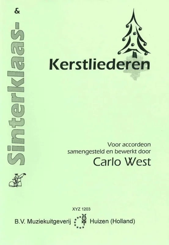 Carlo West Sinterklaas en Kerstliederen Akkordeon Solo