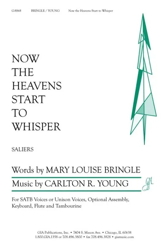 Carlton R. Young Now the Heavens Start to Whisper – Gemischter Chor mit Ensemble
