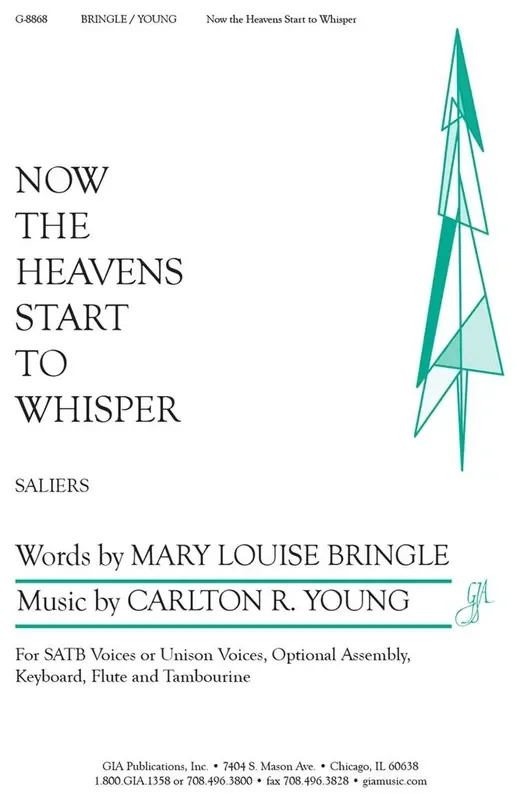 Carlton R. Young Now the Heavens Start to Whisper Gemischter Chor mit Ensemble