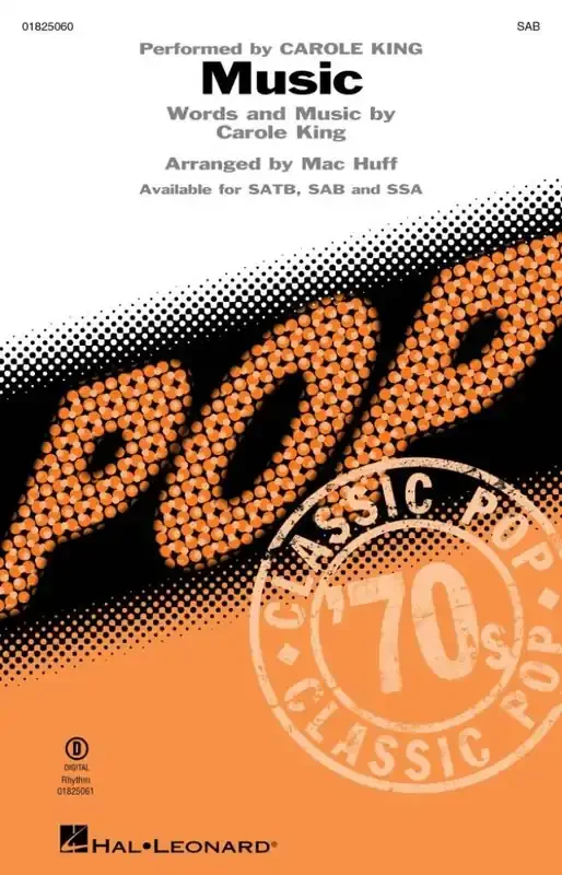 Carole King Music (Arr. Mac Huff) Gemischter Chor mit Begleitung