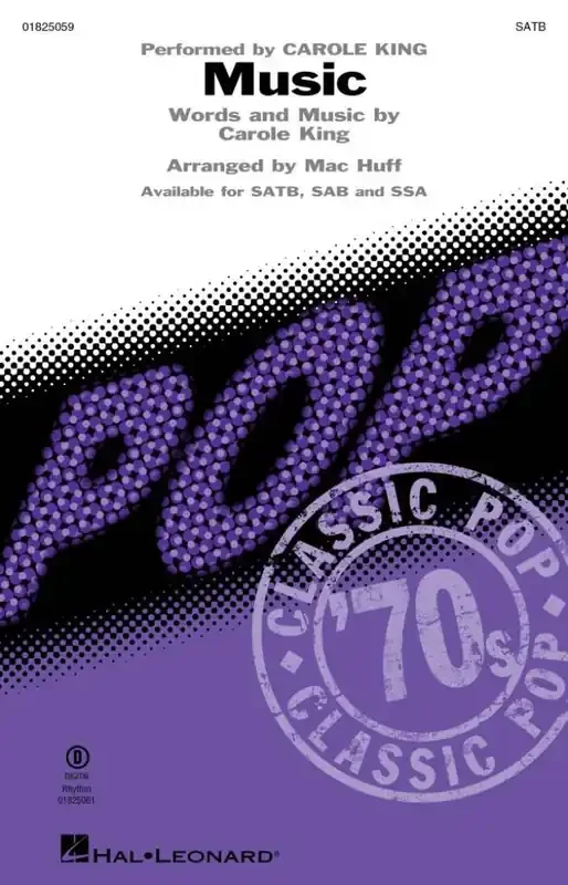 Carole King Music (Arr. Mac Huff) Gemischter Chor mit Begleitung