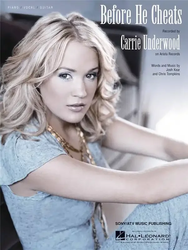 Carrie Underwood Before He Cheats Gesang mit Klavier