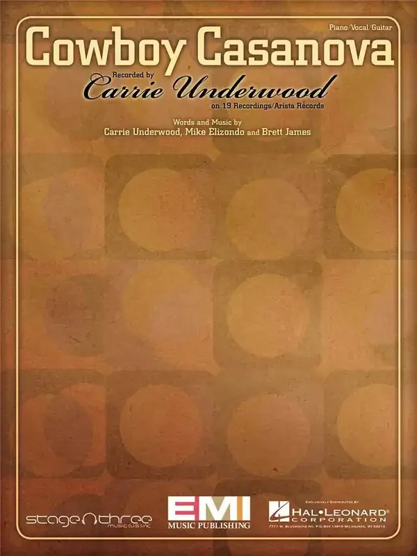Carrie Underwood Cowboy Casanova Klavier, Gesang, Gitarre (Songbooks)