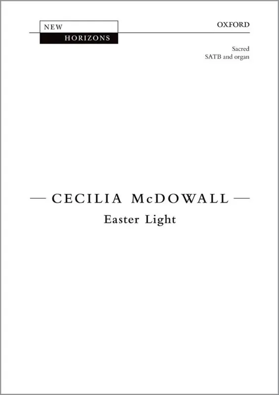 Cecilia McDowall Easter Light Gemischter Chor mit Begleitung