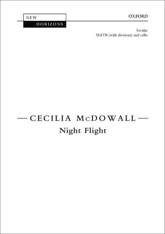 Cecilia McDowall Night Flight Gemischter Chor mit Begleitung