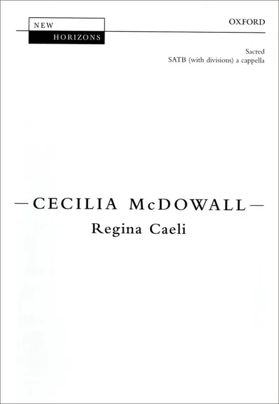 Cecilia McDowall Regina Caeli Gemischter Chor mit Begleitung