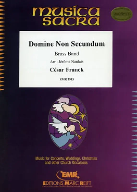 César Franck Domine Non Secundum (Arr. Jérôme Naulais) Brass Band