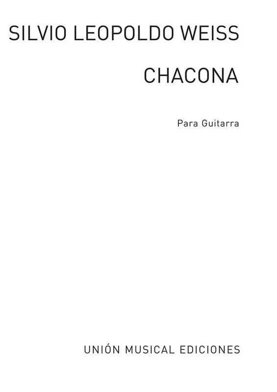 Chacona (R Sainz De La Maza) Gitarre Solo