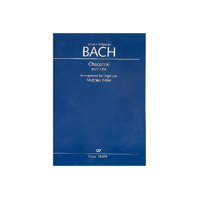 Chaconne BWV1004 für Orgel