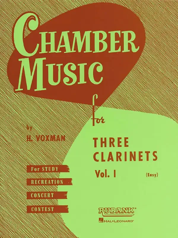 Chamber Music for 3 Clarinets Vol.1 (Score) (Arr. Himie Voxman) Klarinette Ensemble