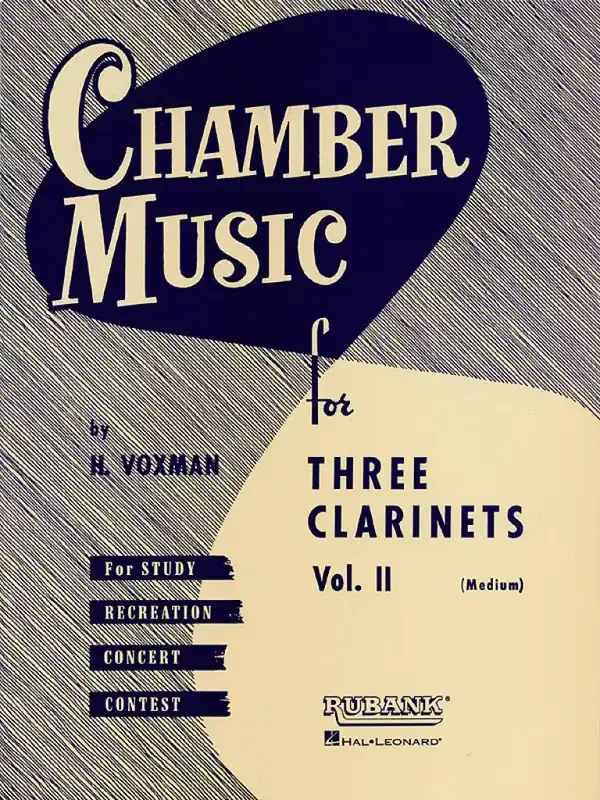 Chamber Music for 3 Clarinets Vol.2 (Score) (Arr. Himie Voxman) Klarinette Ensemble